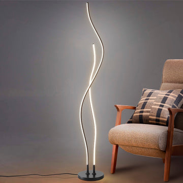 Cairo 63.75" LED Integrated Floor Lamp - JONATHAN Y